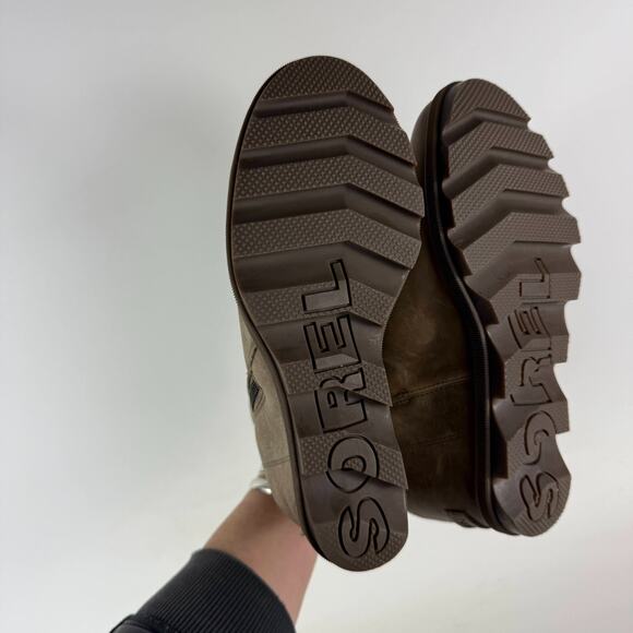 Sorel Joan of Arctic II Ankle Boots Women's 8 Brown Leather Side Zip NL3365-240 - Picture 8 of 10